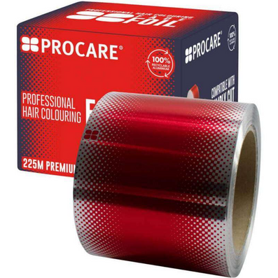 Procare Premium Red Fade Hair Foil 100mm x 225mtr