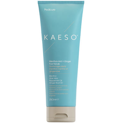 Kaeso Pedicure Menthol-Mint + Ginger Foot Scrub 250ml