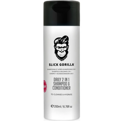 Slick Gorilla Daily 2-In-1 Shampoo & Conditioner 200ml