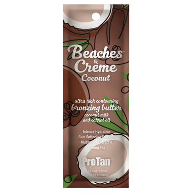 ProTan Beaches & Creme Coconut Ultra Rich Contouring Bronzing Butter Lotion Sachet 22ml