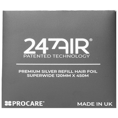 Procare Premium 247AIR Silver Hair Foil Refill Roll 120mm x 450mtr