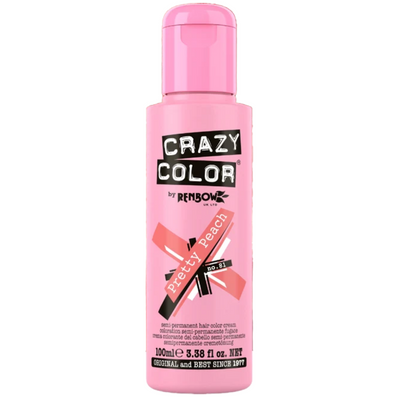 Crazy Colour Pretty Peach Hair Dye 100ml