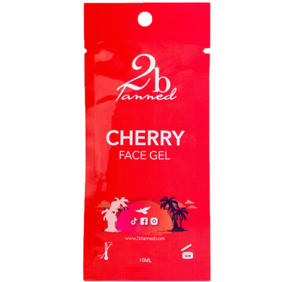 2BTanned Extreme Cherry Face Gel Facial Tanning Accelerator Sachet 10ml