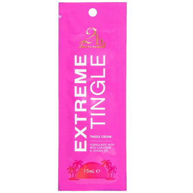 2BTanned Extreme Tingle Tanning Accelerator Cream Sachet 15ml