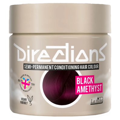 Directions Black Amethyst Hair Dye 88ml