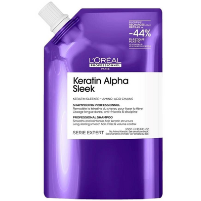 L'Oreal Professionnel Serie Expert Keratin Alpha Sleek Shampoo Refill Pouch 1000ml