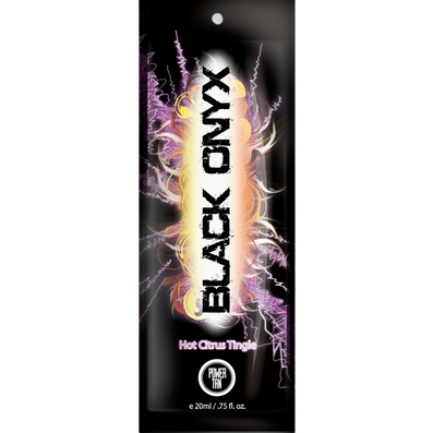 Power Tan Black Onyx Hot Citrus Tingle Tanning Accelerator Sachet 20ml