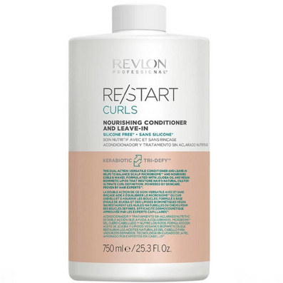 Revlon Professional Restart Curls Nourishing Conditioner & Leave-In Treatment 750ml
