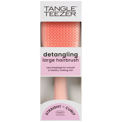 Tangle Teezer Wet Detangling Hairbrush Large Peach Glow