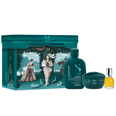 Alfaparf Milano Semi Di Lino Reparative Reconstruction Holiday Kit
