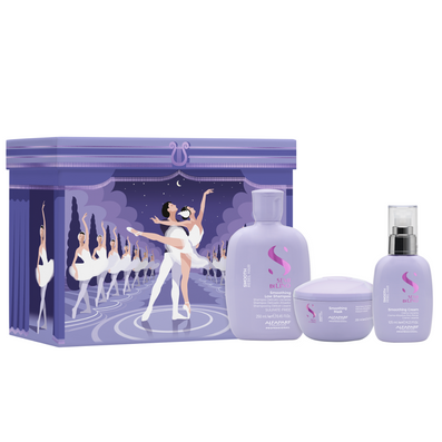 Alfaparf Milano Semi Di Lino Smooth Rebel Hair Holiday Kit