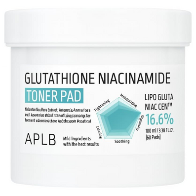 APLB Glutathione Niacinamide Toner Pad x60