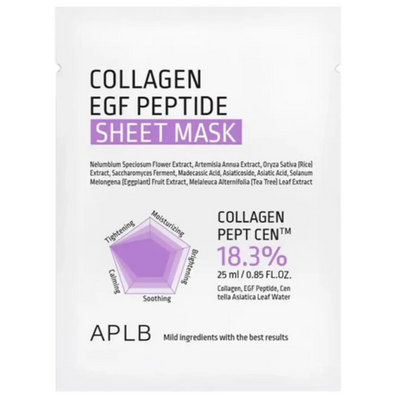 APLB Collagen EGF Peptide Sheet Mask 25ml