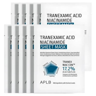 APLB Tranexamic Acid Niacinamide Sheet Mask 10 x 25ml