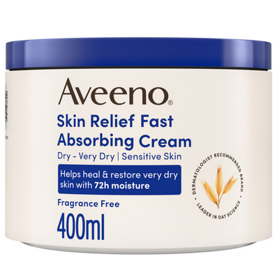 Aveeno Skin Relief Fast Absorbing Body Cream 400ml