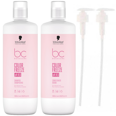 Schwarzkopf Professional BC Bonacure Clean pH 4.5 Colour Freeze Sulphate-Free Shampoo & Conditioner Twin 2 x 1000ml