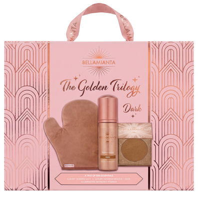 Bellamianta The Golden Trilogy Tan & Bronzer Gift Set Dark