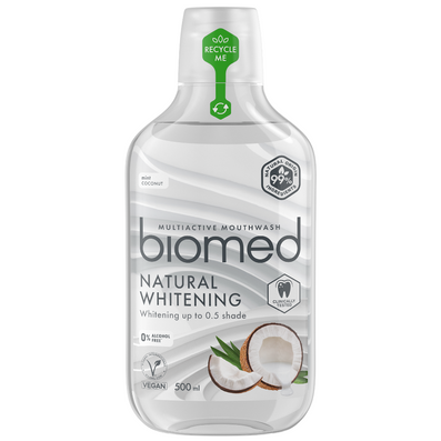 Biomed 99% Natural Whitening Multiactive Mouthwash 500ml
