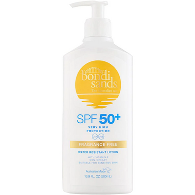 Bondi Sands Sunscreen Lotion SPF50+ Fragrance-Free 500ml