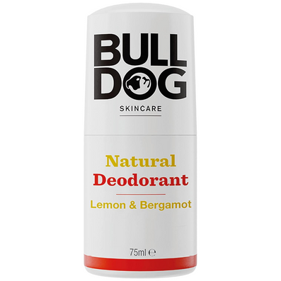 Bulldog Skincare Lemon & Bergamot Natural Deodorant Roll-On 75ml