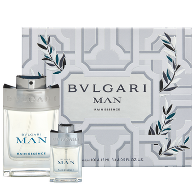 Bvlgari Man Rain Essence Eau De Parfum Gift Set 100ml
