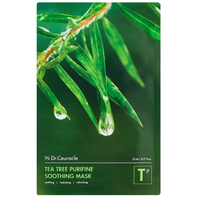 Dr. Ceuracle Tea Tree Purifine Soothing Sheet Mask 10 x 23ml
