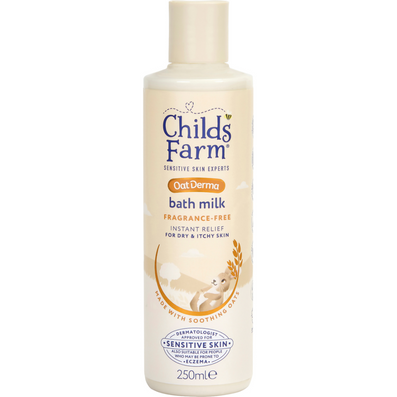 Childs Farm Fragrance-Free Oat Derma Bath Milk 250ml
