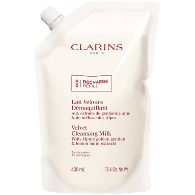Clarins Velvet Cleansing Milk Refill Pouch 400ml