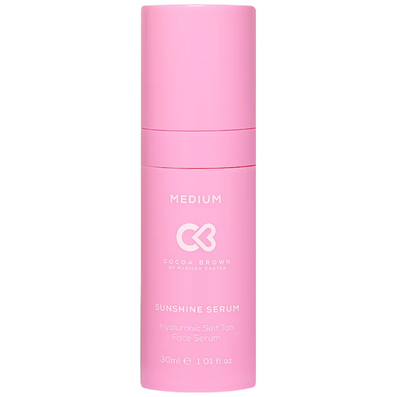 Cocoa Brown Sunshine Serum Hyaluronic Self Tan Face Serum Medium 30ml