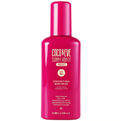 Coco & Eve Sunny Honey Protect Coconut Body Milk SPF50 200ml