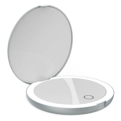 Luna London Compact Mirror Chalk Grey