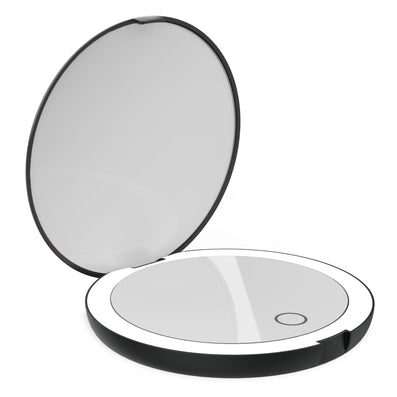 Luna London Compact Mirror Matte Black