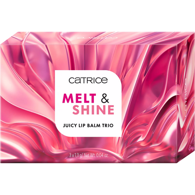 Catrice Cosmetics Melt & Shine Dripping In Shine Juicy Lip Balm Trio 3 x 13g