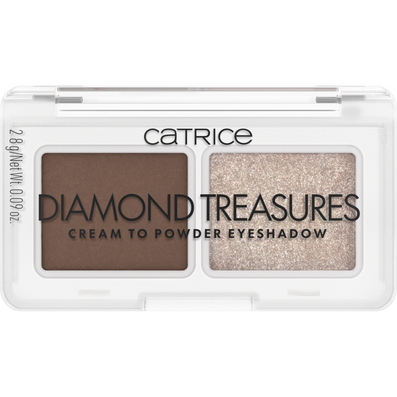 Catrice Cosmetics Diamond Treasures Cream to Powder Hazel Spark 2 Colour Eyeshadow Palette