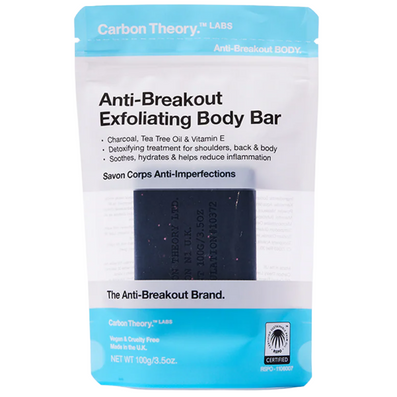 Carbon Theory Anti-Breakout Exfoliating Body Bar 100g