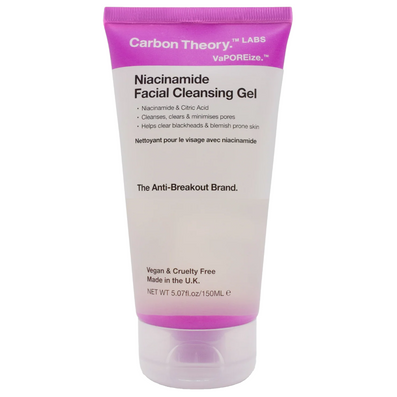Carbon Theory VaPOREise Niacinamide Facial Cleansing Gel 150g