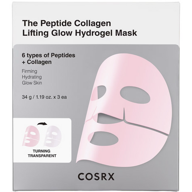 CosRx The Peptide Collagen Lifting Glow Hydrogel Sheet Mask 3 x 34g