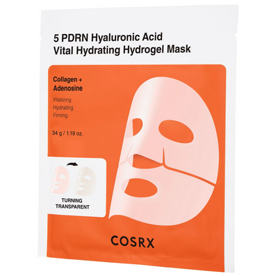 CosRx 5 PDRN Hyaluronic Acid Vital Hydrating Hydrogel Sheet Mask 34g