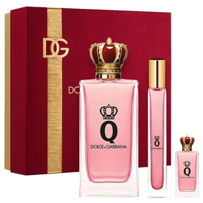 Dolce & Gabbana Q For Her Eau De Parfum Gift Set 100ml