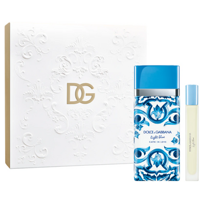 Dolce & Gabbana Light Blue Capri In Love Pour Femme Eau De Parfum Gift Set 100ml