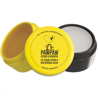Dr. PawPaw Scrub & Nourish Lip Scrub & Balm Duo