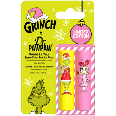 Dr. PawPaw X The Grinch Peach Pink & Original Lip Balm Duo