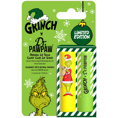Dr. PawPaw X The Grinch Candy Cane Scrub & Original Lip Balm Duo