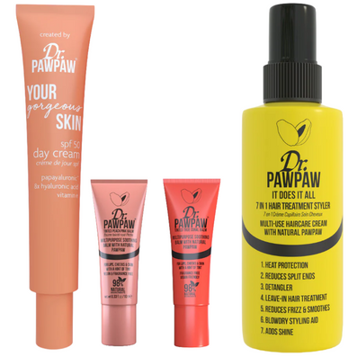 Dr. PawPaw Hair Treatment Styler & SPF Lip Balm Duo