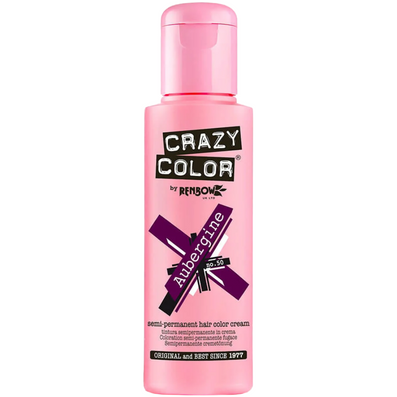 Crazy Colour Aubergine Hair Dye 100ml