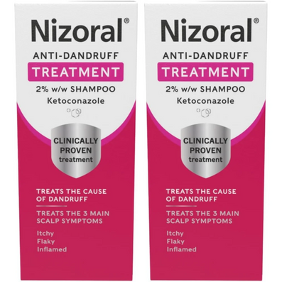 Nizoral Anti-Dandruff Shampoo Duo 2 x 60ml