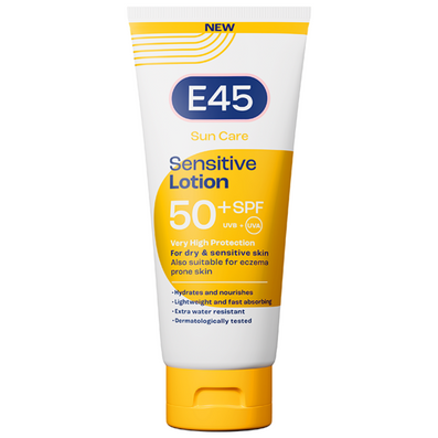 E45 Sun Care Sensitive Body Lotion SPF50+ 180ml