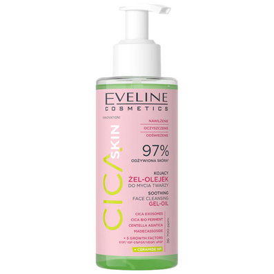 Eveline Cosmetics Cica Skin Soothing Face Cleansing Gel-Oil 145ml