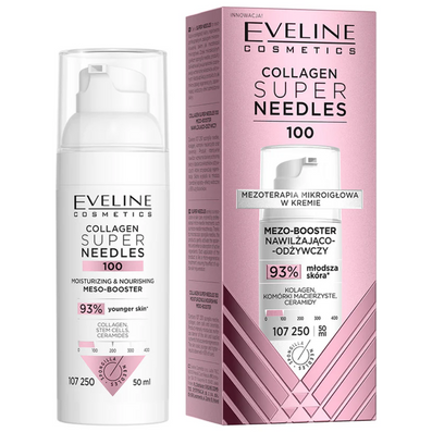 Eveline Cosmetics Collagen Super Needles 100 Moisturising & Nourishing Meso-Booster 50ml