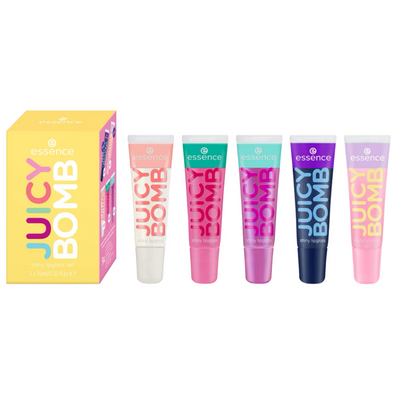 Essence Juicy Bomb Shiny Lip Gloss Set 5 x 10ml